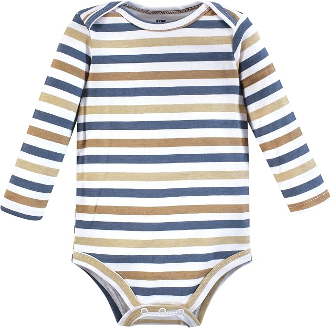 Hudson Baby baby-boys Cotton Long-sleeve Bodysuits 3-pack - Image 5