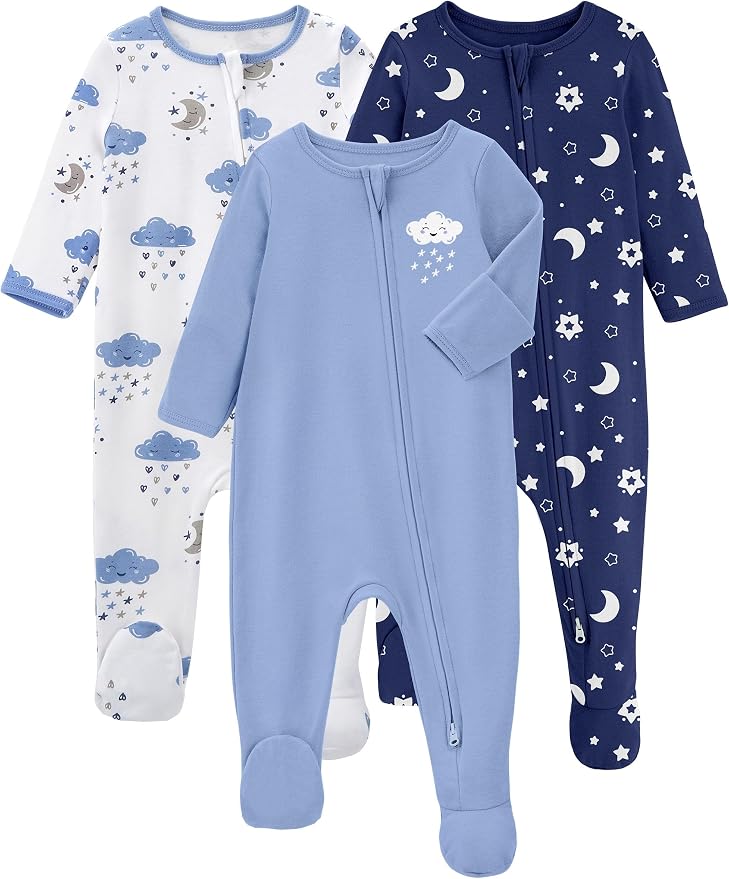 Yoofoss Baby Pajamas 100% Organic Cotton Baby Sleepers by YOOFOSS
