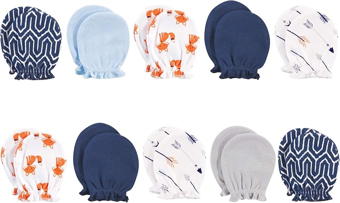 Hudson Baby Baby Hudson Baby Unisex Baby Cotton Scratch Mittens, One Size by HudsonBaby