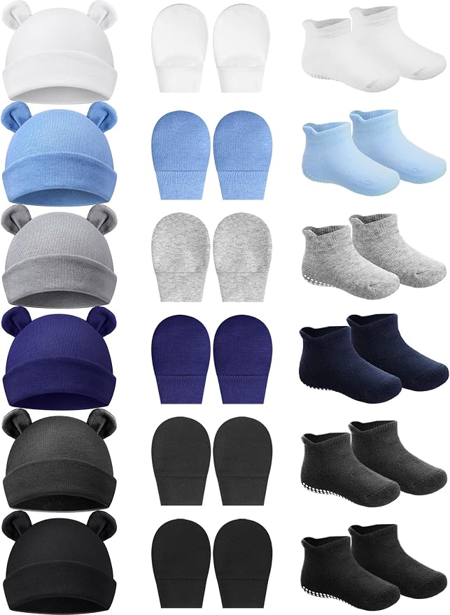Geyoga Newborn Baby Hat Set by Geyoga