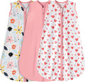 BSTOPPT 3 Pack Baby Sleep Sack 0-6 Months 100% Rayon Cotton Baby Sleeping Bag by BSTOPPT