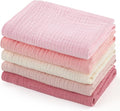 MUKIN Baby Washcloths, Muslin Burp Cloths Towels by MUKIN
