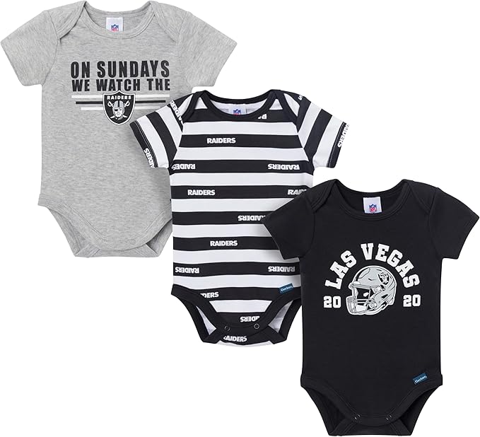 Gerber NFL Baby Boys 3-Pack Onesie Bodysuit by Gerber