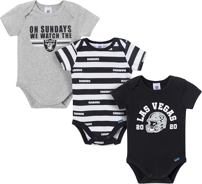 Gerber NFL Baby Boys 3-Pack Onesie Bodysuit by Gerber
