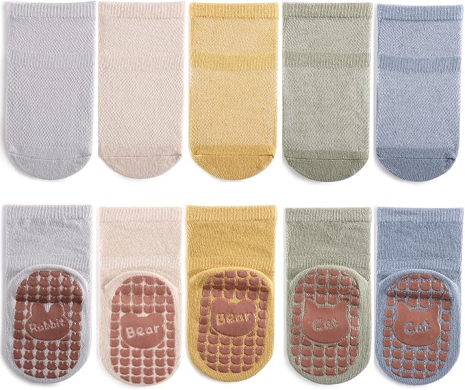 Exegawe Toddler Non Slip Socks, Cute Baby Socks by Exegawe