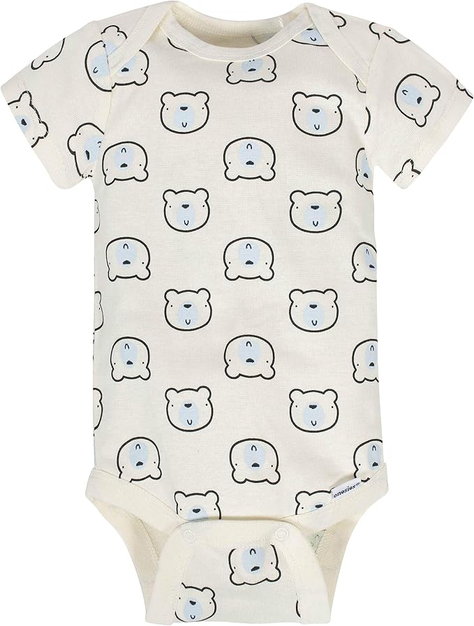 Gerber Baby Boys 8-Pack Short Sleeve Onesies Bodysuits - Image 4