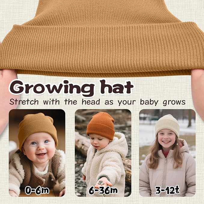 ZOORON Toddler Beanie Baby Beanies - Image 3