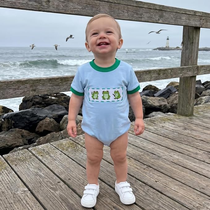 Newborn Baby Boy Girl Summer Clothes Funny Print Sweatshirt Romper Oversized - Image 2