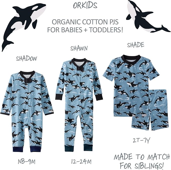 Butterblu Shadow Sleep & Play 100% Cotton Footless Two Way Zip Front PJs - Image 7