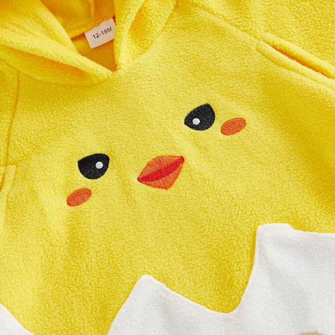 Infant Baby Boy Fall Winter Clothes Outfit Hooded Long Sweatshirt Pant Set - Image 8