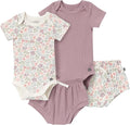 Modern Moments by Gerber Baby 4-Pack Short Sleeve Bodysuits & Shortie Set by ModernMomentsbyGerber