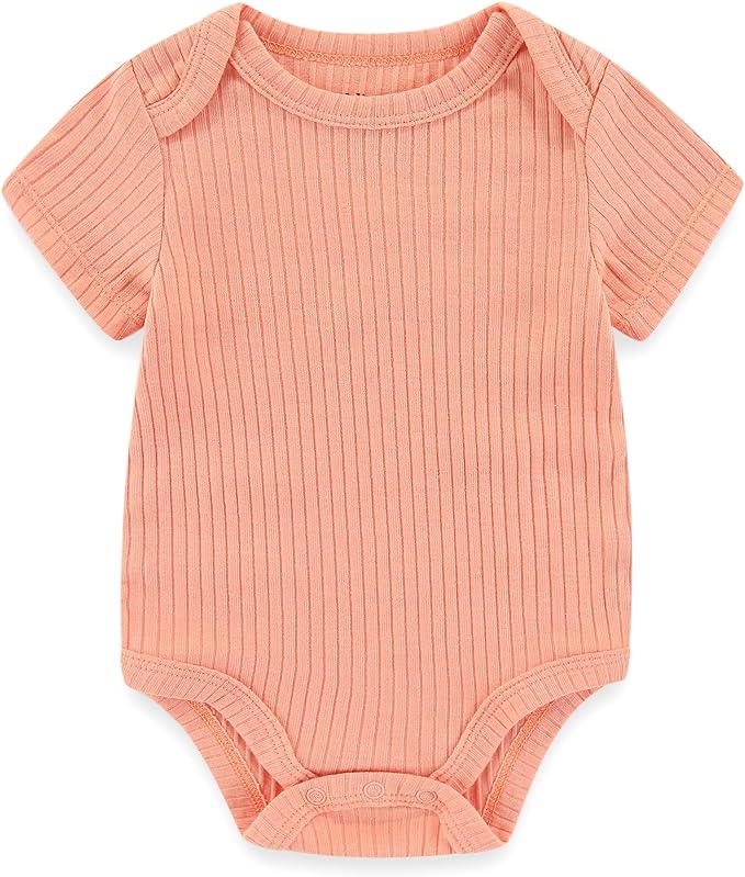 Kiddiezoom Newborn Baby Unisex Cotton One-Piece Bodysuits Baby Gift 5-Pack Baby - Image 4