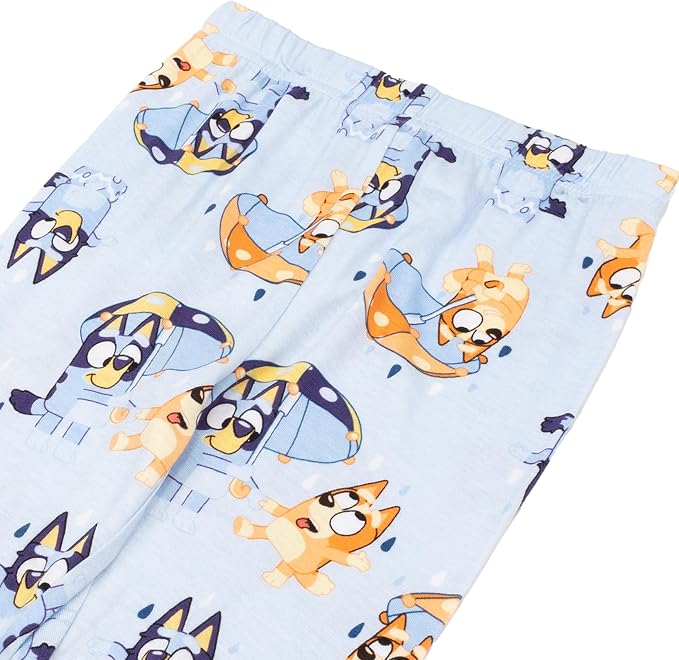 Bluey Boys' 2-piece Snug-fit Viscose Pajama Set, Soft & Cute - Image 3