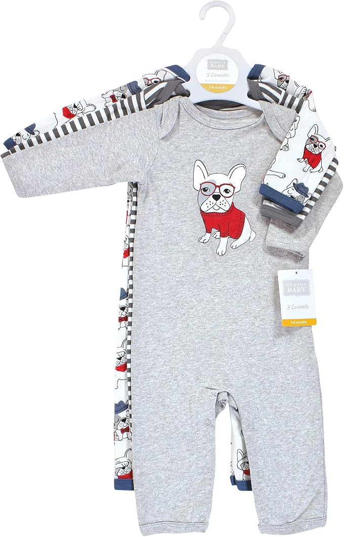 Hudson Baby unisex-child Cotton Coveralls - Image 2
