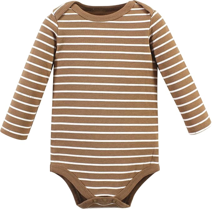 Hudson Baby baby-boys Cotton Long-sleeve Bodysuits 5-pack - Image 7
