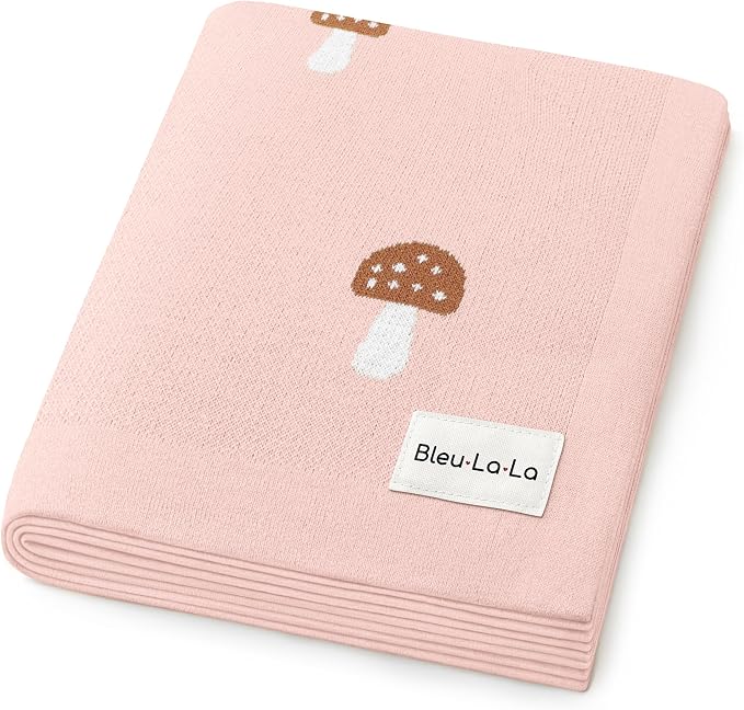 Swaddle Blanket for Girls 100% Cotton Buttery Soft Cozy Receiving Swaddle Crib by BleuLaLa