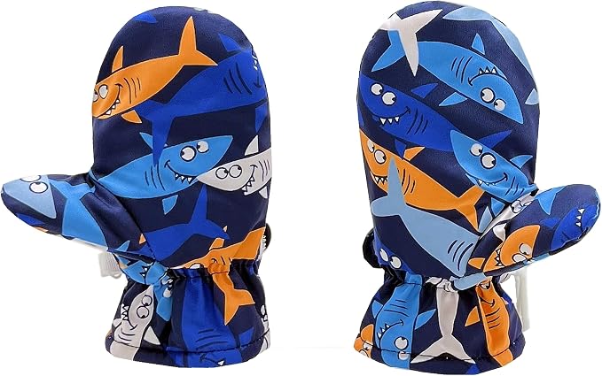 Toddler Gloves Kids Mittens Winter Warm Lined Fleece Gloves Waterproof Snow - Image 3