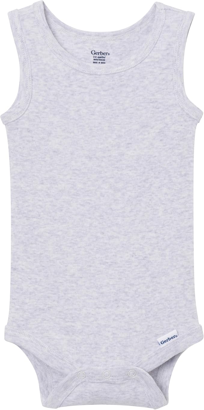 Gerber Baby Girls Multi-Pack Sleeveless Onesies Bodysuit - Image 2