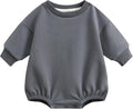 Bafeicao Baby Boy Girl Sweatshirt Romper Bubble Romper | Organic Cotton by Bafeicao