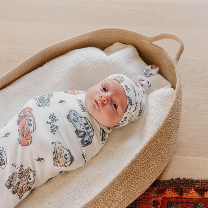 Copper Pearl Swaddle Blankets for Newborns | Soft Stretchy Receiving Blankets - Image 7