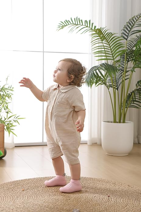 Hstyle Baby Sock Shoes Toddler Boys Walking Shoes Infant Slippers Sneakers | - Image 2