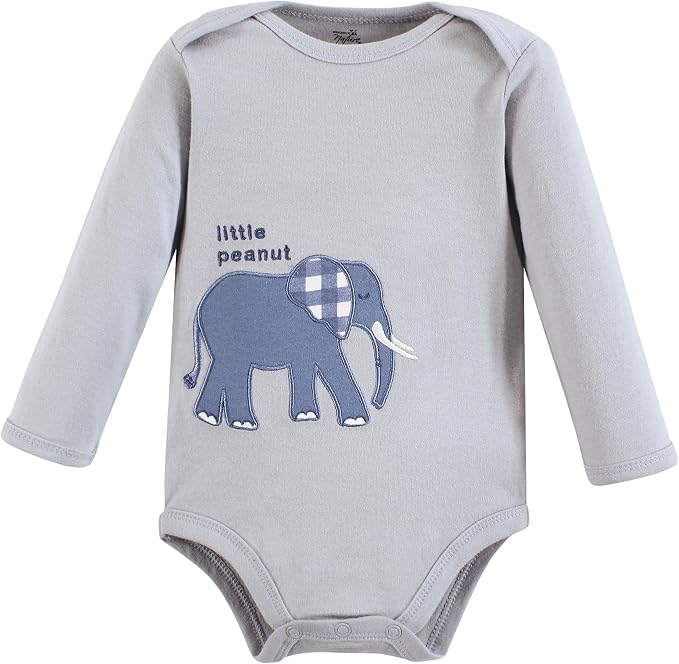 Touched by Nature Unisex Baby Organic Cotton Long-Sleeve Bodysuits - Image 3