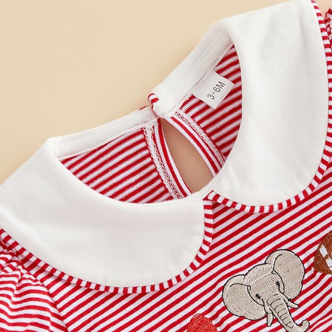Baby Boy Girl Bubble Romper Short Sleeve Collar Summer Bodysuit - Image 4