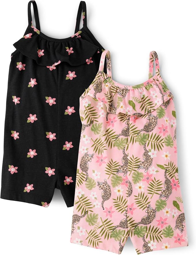 The Children's Place Baby Girls' And Toddler Everyday Summer Rompers by TheChildrensPlace