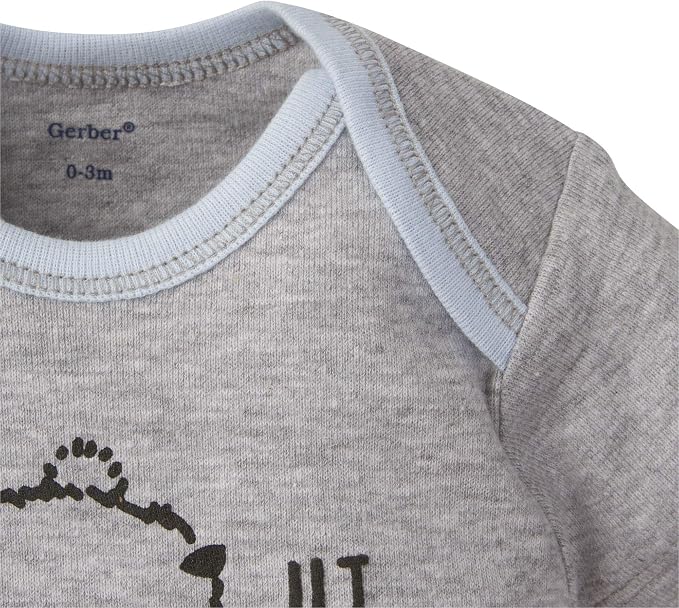 Gerber Baby Boys' 5-pack Variety Onesies Bodysuits - Image 2