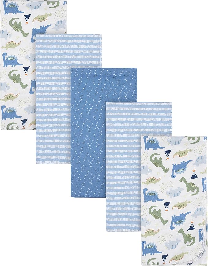 Gerber Boys Newborn Infant Baby Toddler Nursery 100% Cotton Flannel Receiving by Gerber
