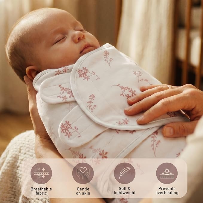 GLLQUEN BABY Swaddles for Newborns 0-3 Months, Adjustable & Easy Fastener | - Image 4