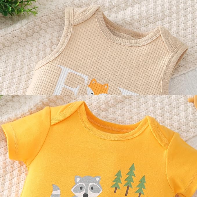Baby Boys Romper Cotton Summer Infant Baby Boy Clothes | Short Sleeve Baby Boy - Image 5