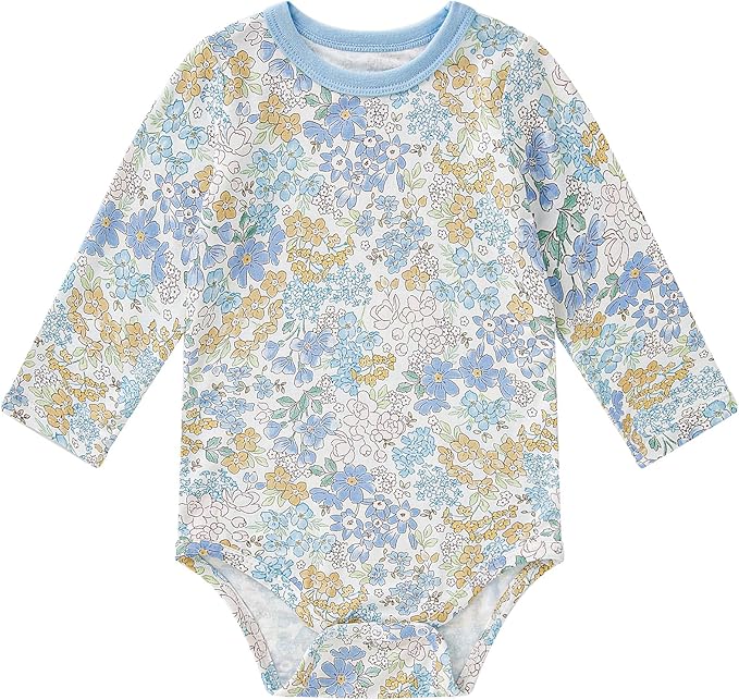 pureborn Baby Girls Boys Bodysuit One-Piece Romper 0-24 Months by pureborn
