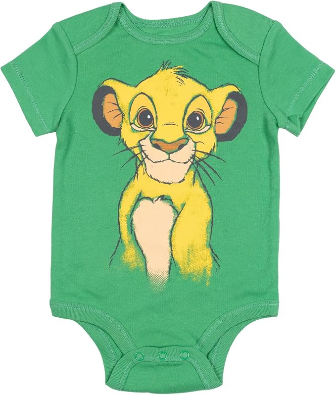 Disney Baby 5-Pack Short Sleeve Bodysuits Newborn to Infant - Image 6