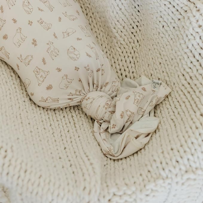 Copper Pearl Swaddle Blankets for Newborns | Soft Stretchy Receiving Blankets - Image 5