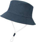Baby Boy Sun Hat Toddler Bucket Beach Hat Girl UPF 50+ Cotton Linen by YMYDYFC