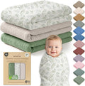 100% Organic Cotton 3 PK Muslin Blanket by Infancie