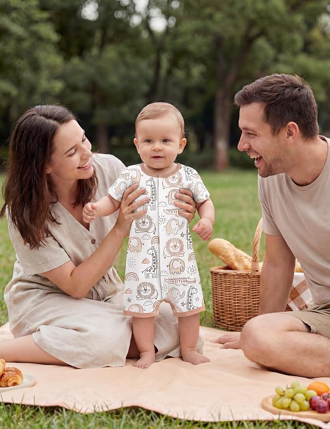 Yoofoss Baby Boy Romper 0-18 Months 100% Organic Cotton Newborn Summer Clothes - Image 5