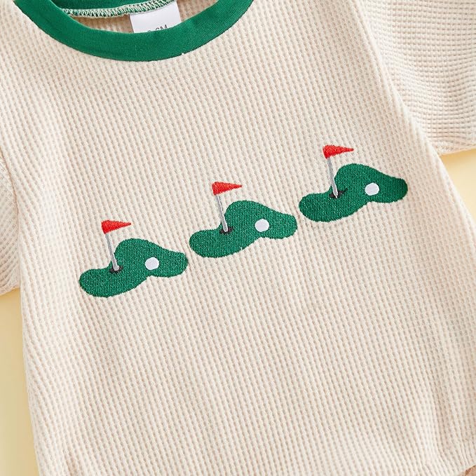 Newborn Baby Boy Girl Summer Clothes Funny Print Sweatshirt Romper Oversized - Image 5