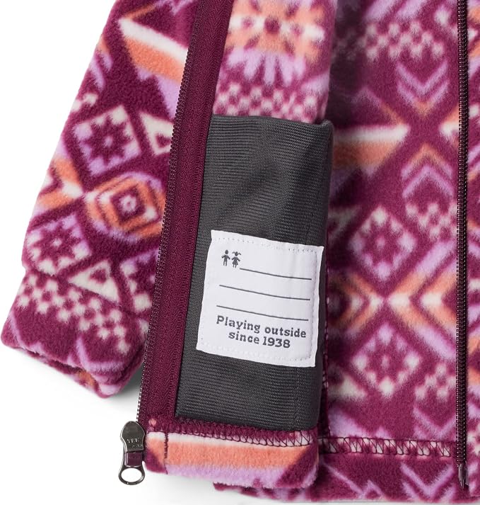 Columbia Youth Girls Benton Springs II Printed Fleece Jacket - Image 9