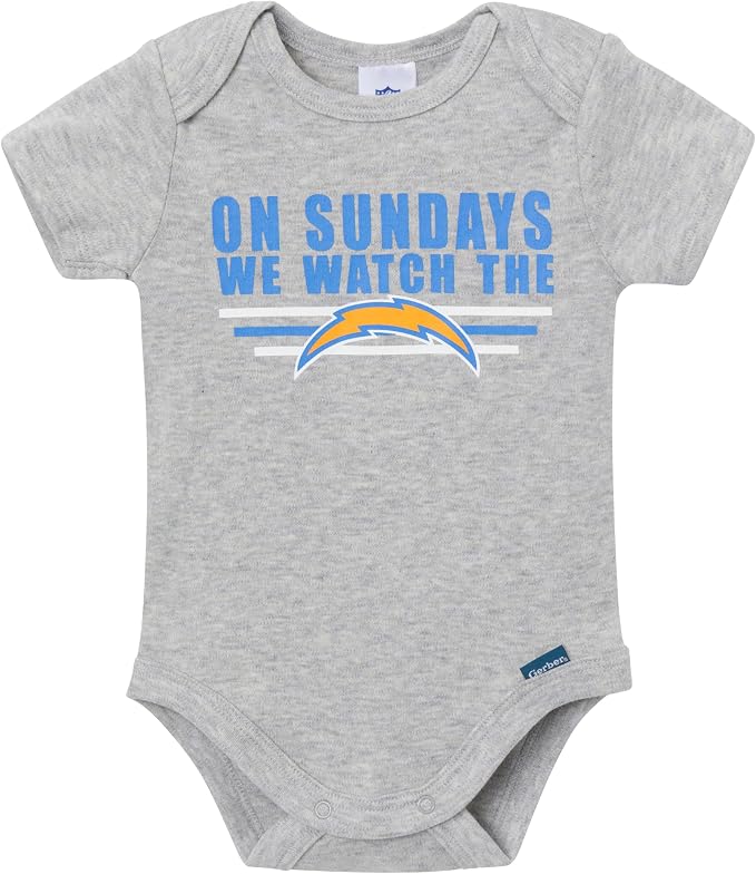 Gerber NFL Baby Boys 3-Pack Onesie Bodysuit - Image 4