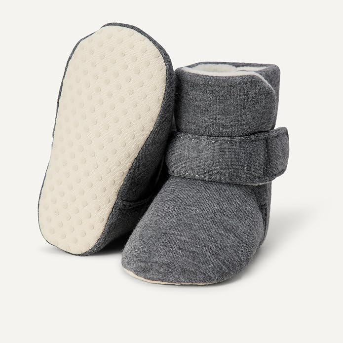 Amazon Essentials Unisex Babies' Soft Hook & Loop Booties, Infant Crib Shoes - Image 6