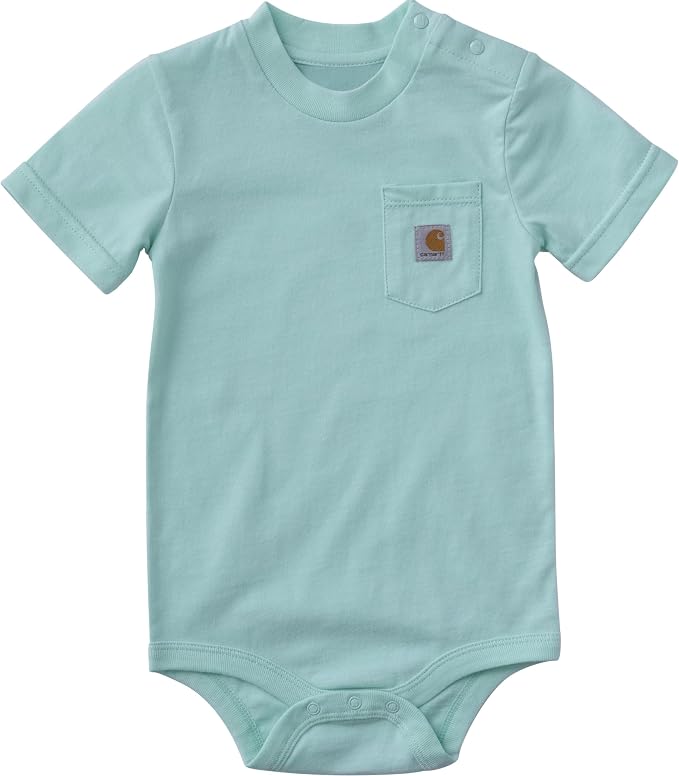 Carhartt Unisex Baby, Short-sleeve Bodysuit Pocket T-shirt | Cotton Jersey | by Carhartt