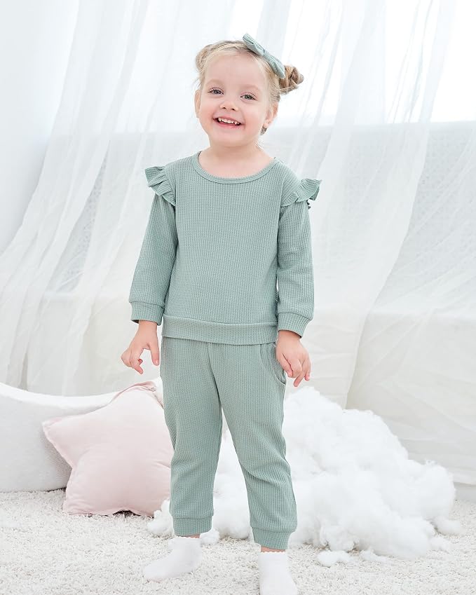 Renotemy Baby Girl Clothes Cute Fall Winter Toddler Girls Outfits 3M-3T - Image 3