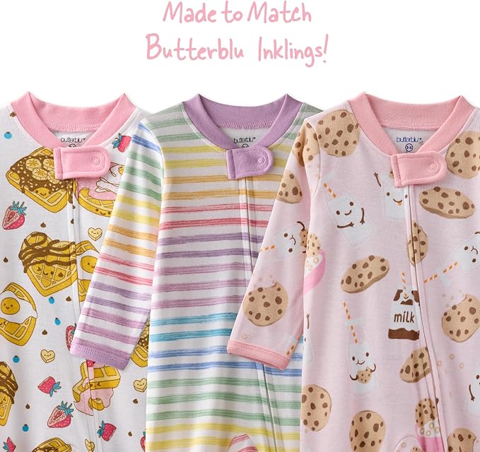 Butterblu Scout Sleep & Play 100% Organic Cotton Footed Zip Front PJs | GOTS - Image 8