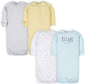 Gerber Baby Boys & Girls 4-Pack Sleeper Gown by Gerber