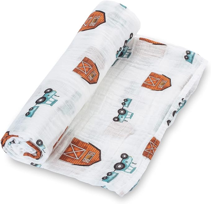 LollyBanks Baby Swaddle Blankets, 100% Organic Cotton Muslin Baby Blanket | 3 - Image 4