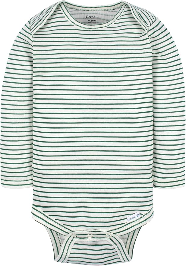 Gerber Baby Boys 6-Pack Long Sleeve Onesies Bodysuit - Image 3
