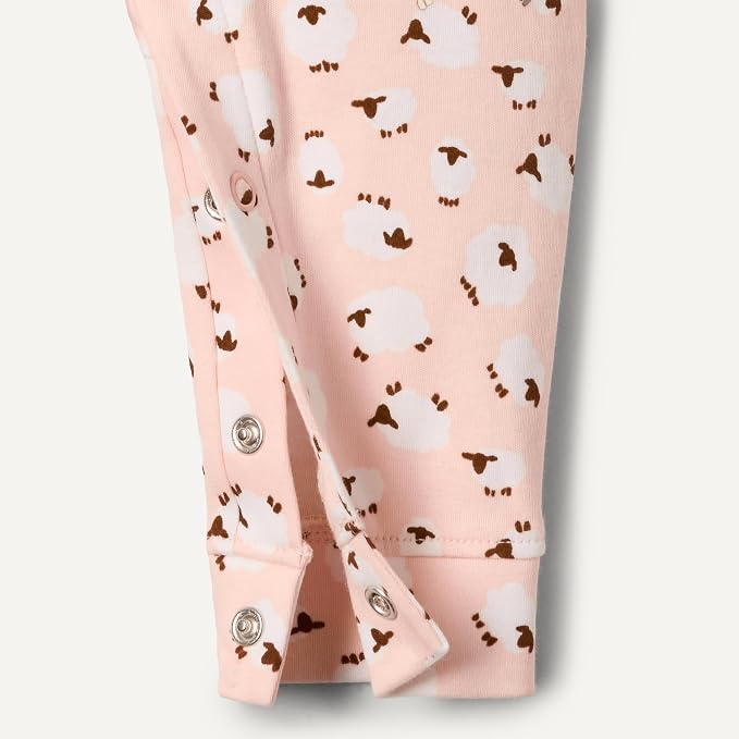 Amazon Essentials x Sofia Grainge Unisex Babies' Cotton Footless Sleepsuit - Image 3