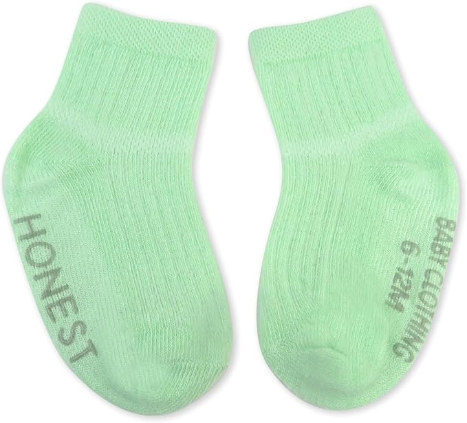 HonestBaby Baby Girls' Cozy Socks - Image 2